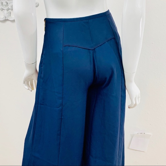 Leifsdottir Anthropologie / Blue Pleated Palazzo - Picture 6 of 8
